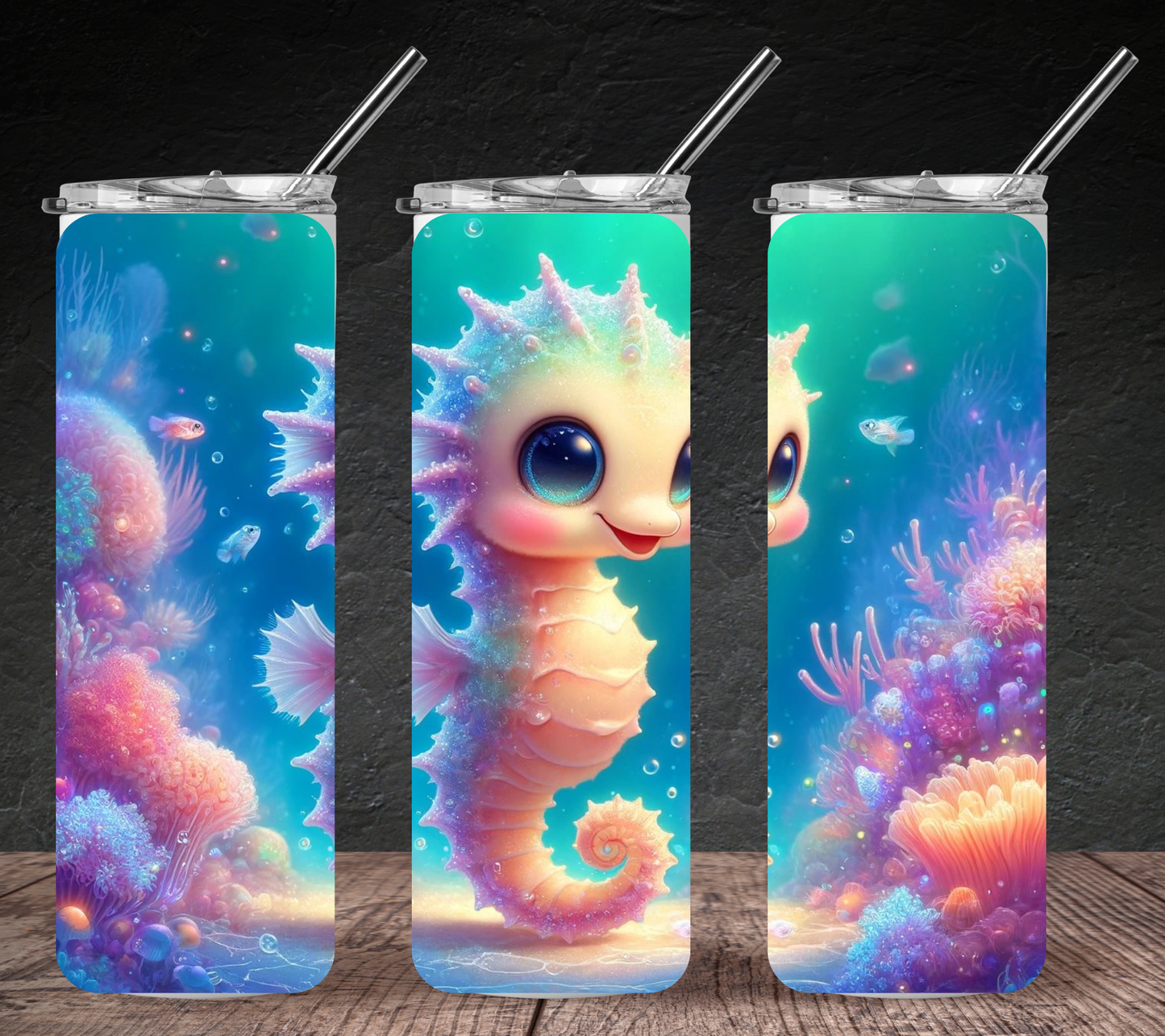 Bouteille isotherme, animaux marins