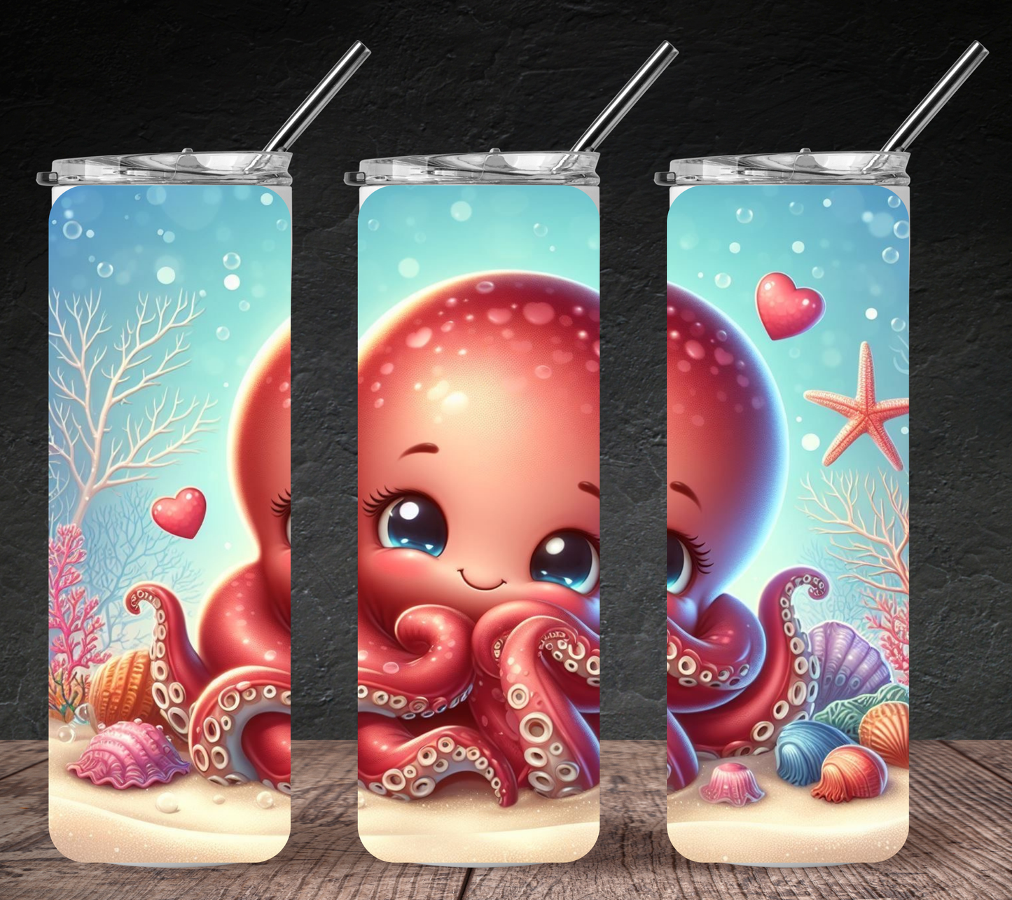 Bouteille isotherme, animaux marins